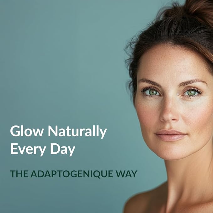Adaptogenique Daily Protection Face Serum, Powerful Multi-Functional Treatment: Protects from Pollution, Fights Wrinkles, Brightens & Hydrates | With Natural AHA, Adaptogens and Nourishing Oils | 30ML