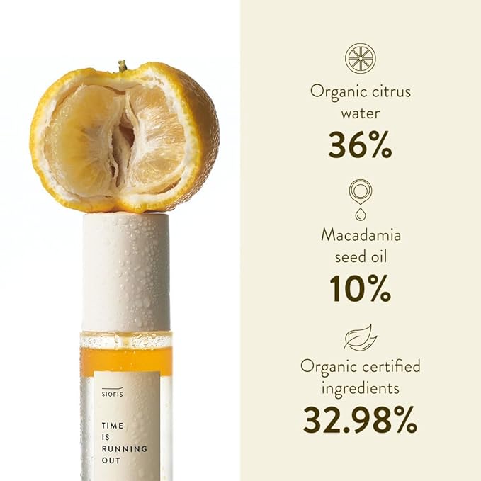 SIORIS Korean Hydrating Face Mist, Yuja Serum Spray for Dewy Glass Skin