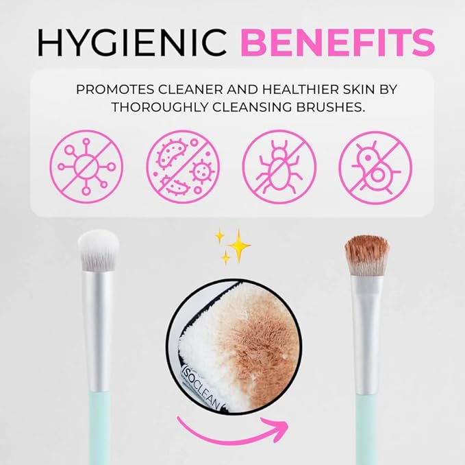 ISOCLEAN Makeup Brush Cleaner – Gentle Daily Use Solution, Reduces Product Buildup, Improves Application, Easy Clean Brush Cleaning Solution & Sponge Cleaner - Spray Top, 9 fl oz