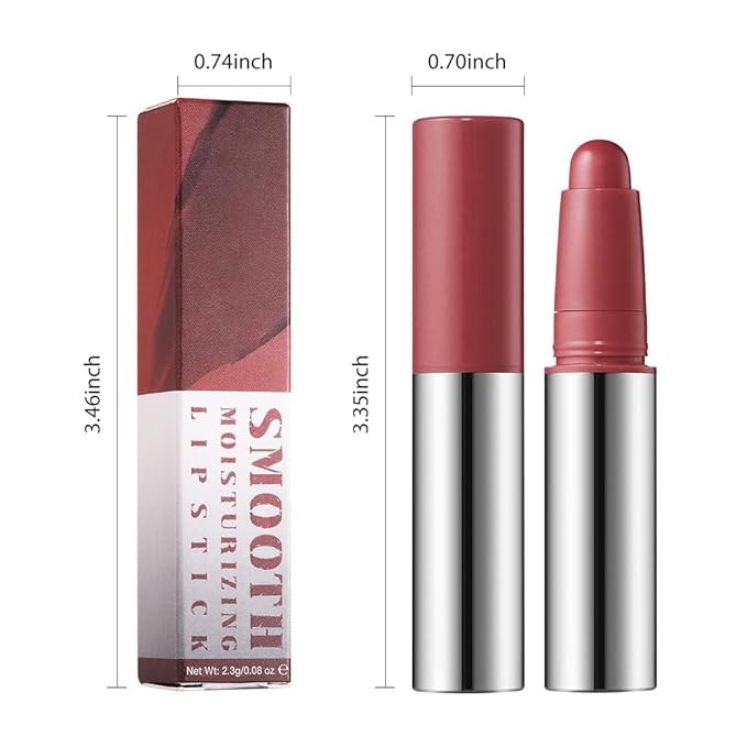 JUAAZIN Crimson Matte Lipstick Lip Liner Pencil Crayon - High Pigment Creamy Formula, Waterproof Long Lasting, Non-Sticklipstick, Ultra Thin Lightweight Velvet Matte Lip Feel for Women 03#