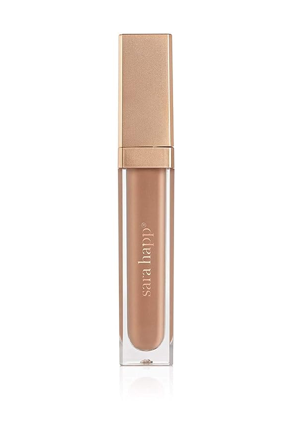 Sara Happ Nude Slip Luxe Gloss - Sheer Nude Moisturizing Lip Gloss, 0.21 Oz