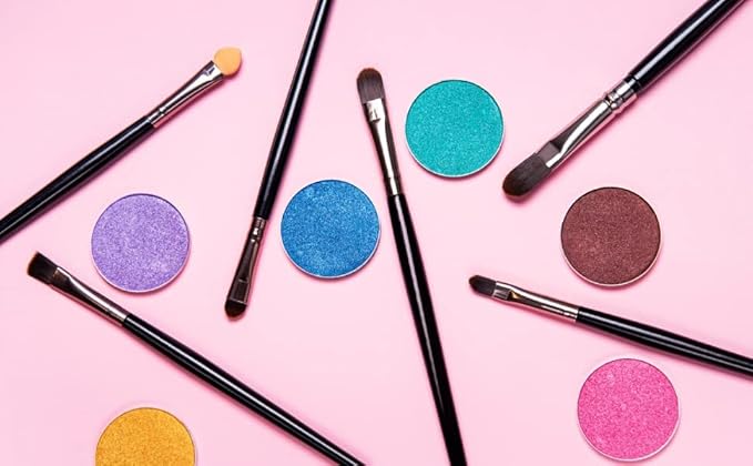 Pure Ziva Raspberry Sorbet Fuchsia Pink Red Shimmering Opaque Pressed Powder Single Vegan Eyeshadow; Talc, Paraben & Cruelty Free