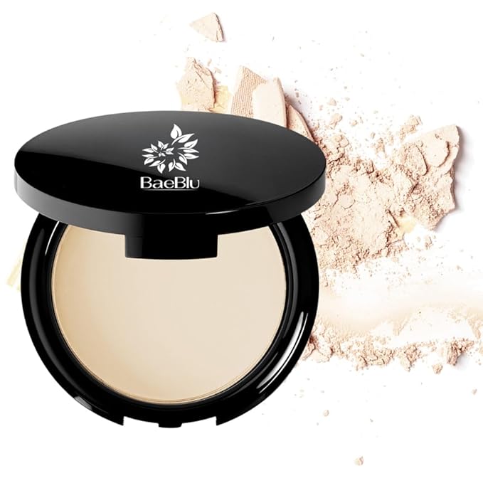 Organic Pressed Setting Powder, Talc-Free, Translucent Matte Finish, Light