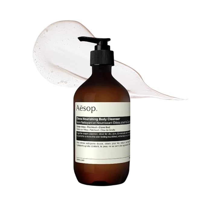 Aesop Eleos Nourishing Body Cleanser | Moisturizing Body Wash for Dry, Dehydrated Skin | Made with Shea Butter & Lavender Oil | 500 mL / 16.9 oz