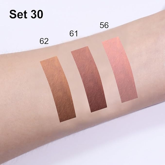 IATMOMOD 3Pcs 2 in 1 Pale Neutral True Nude Matte Lip Liner and Liquid Lipstick Stain Makeup Set for women, Long Lasting Smudge Proof Lip Tint Matte Finish Lip Gloss for All-Day Color Hold, Set30