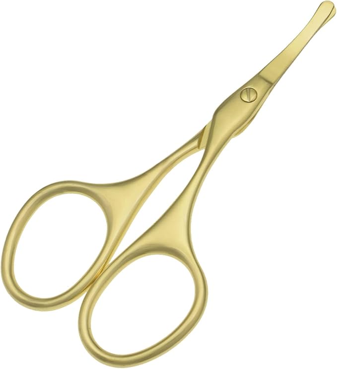Motanar Multicolor Professional Grooming Scissors for Facial Hair Removal