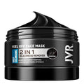 JVR Peel Off Face Mask, Blackhead Mask for Men, Charcoal Peel Off Black Mask, Facial Mask Refreshing and Deep Cleansing for All Skin Types 4.23 OZ