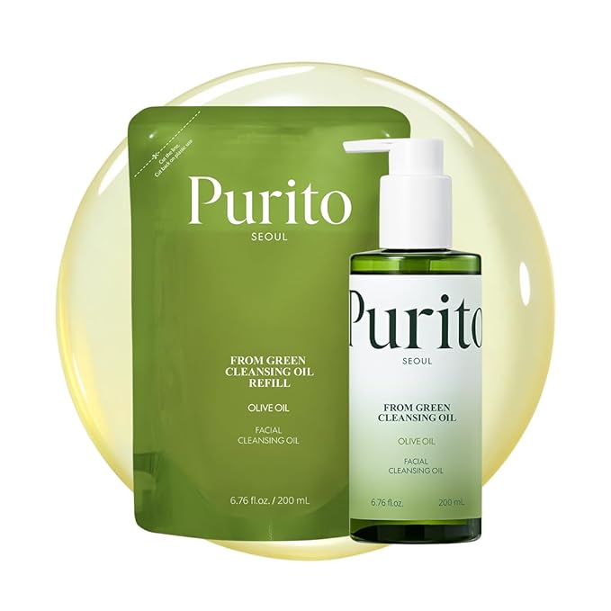 PURITO From Green Oil Set | Original & Refill Pack Of Oil Cleansers