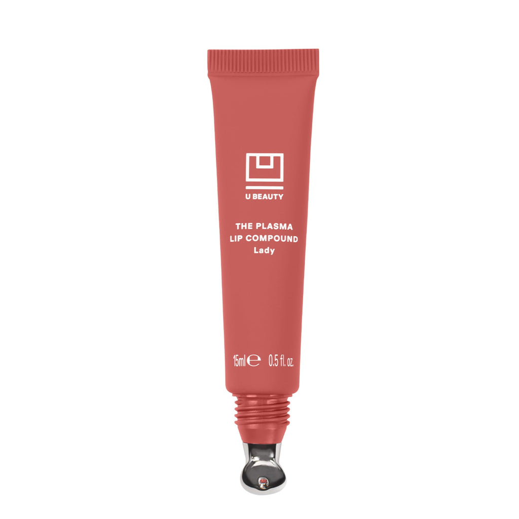 U Beauty The PLASMA Tinted Lip Compound - Anti-Aging & Anti-Wrinkle Lip Gloss, Hyaluronic Acid, Shea Butter & Peptides for Hydration & Plumping, Lady- 15 mL