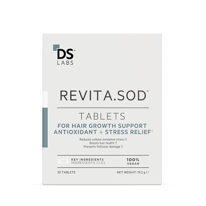 DS Labs Revita.SOD Hair Support Tablets for Thinning Hair, 30 Tablets
