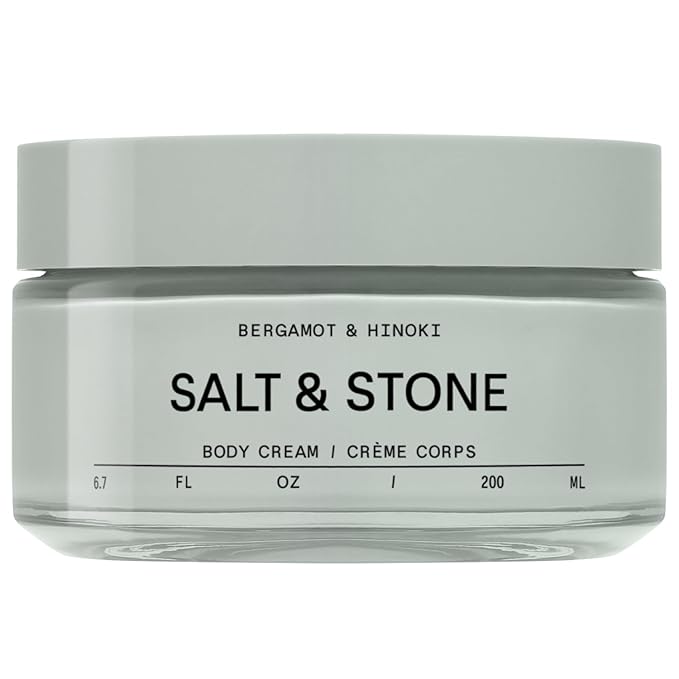 Salt & Stone Body Cream for Women & Men Bergamot & Hinoki 6.7 fl oz