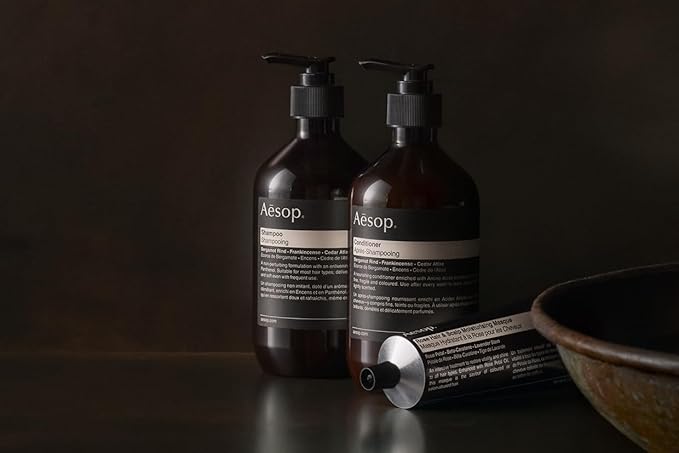 Aesop Shampoo and Conditioner Set for All Hair Types | Purifying & Hydrating Hair Care Duo with Bergamot Rind, Frankincense & Cedar Atlas | Gentle & Color-Safe | 16.9 oz (Set of 2)