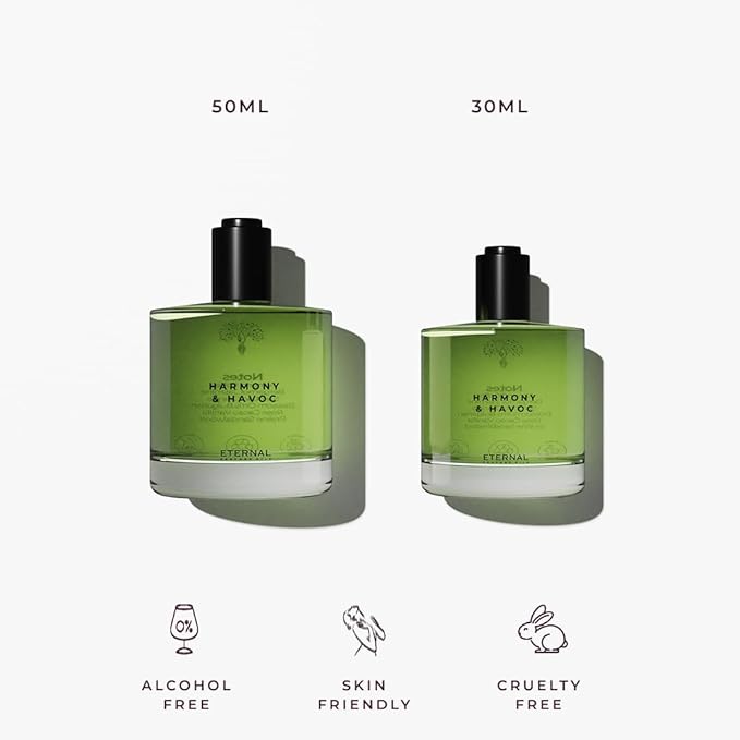 Eternal perfume oils Harmony and Havoc Perfumes for women Alcohol Free Womens Perfume Unisex EAU DE PARFUM Long Lasting Perfume for men 1.69 FL Oz with 1 FL Oz (Pack of 2)
