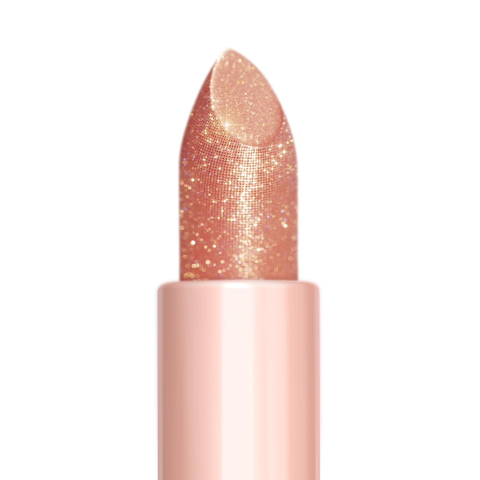 Oulac Moisturizing Peach Lipstick for Girls Moisture-Rich Tinted Lip Balm with Sparkle, Lightweight Lip Makeup, Shea Butter Formula, Vegan & Gluten Free, PG07 Mermaid Kiss