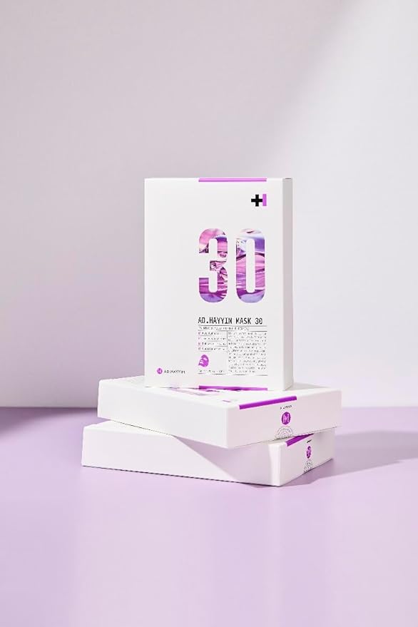 AD.HAYYIM Hydrating Korean Sheet Face Mask Pack – 30g High-Essence Facial Masks Skincare, Moisturizing & Brightening Spa Mask, Affordable Skin Care Sheet Masks for Women & Men, 10 Count
