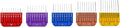 Dog Stainless Steel 5 Color Comb Compatible with andis oster A5 wahl km10