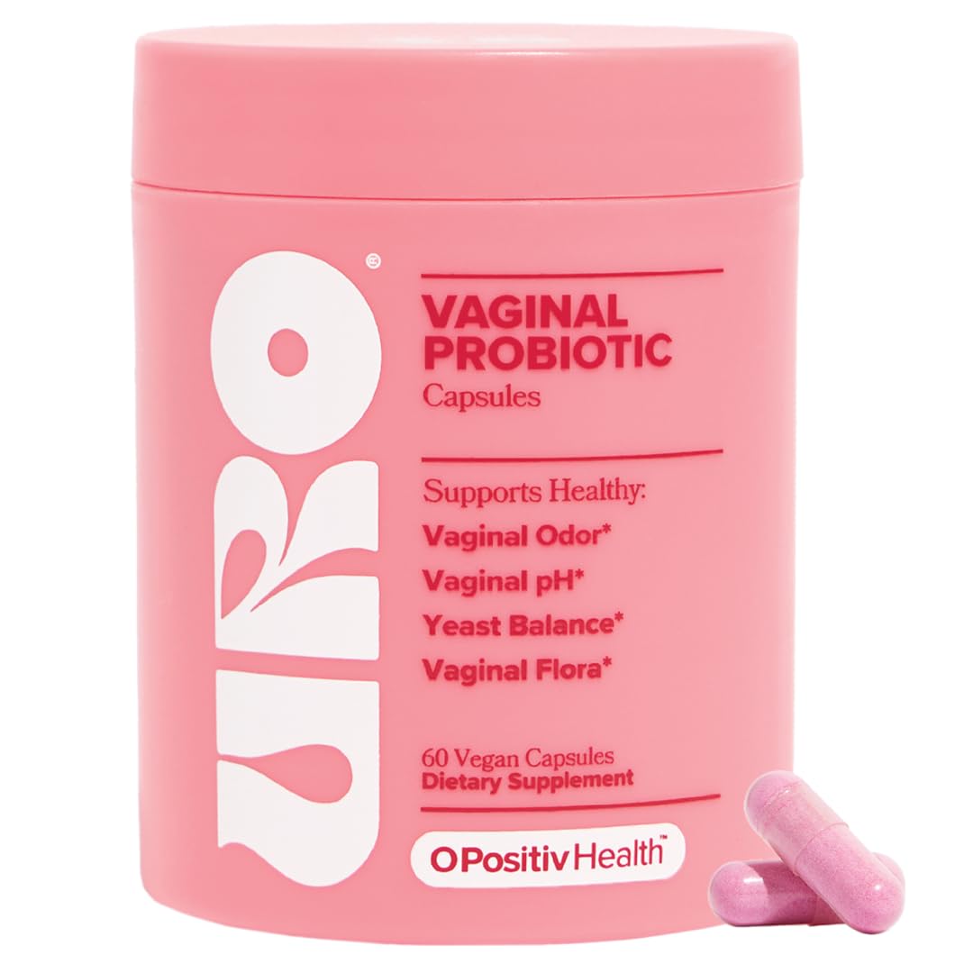 URO Vaginal Probiotics for Odor, Flora & pH Balance – 60-Day Supply