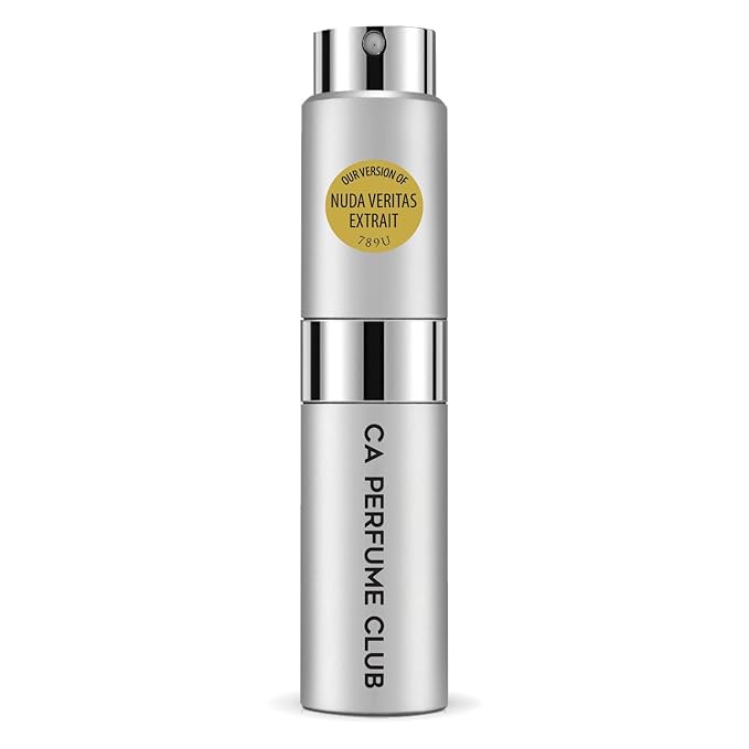 CA Perfume Impression of Nuda Veritas Extrait for Women and Men Floral Scent Long Lasting Unisex Fragrance Eau De Parfum Travel Size Refillable Atomizer Spray 0.27 Fl Oz 8ml