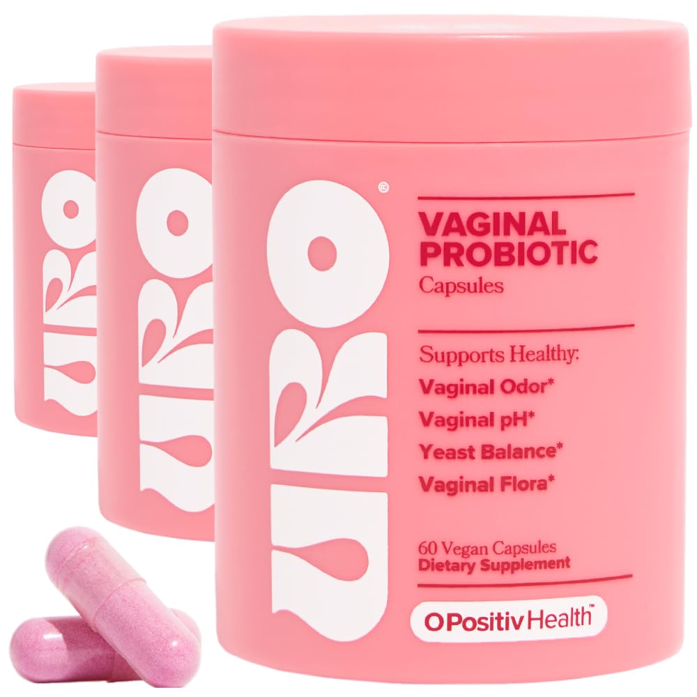 URO Vaginal Probiotics for Odor, Flora & pH Balance – 60-Day Supply