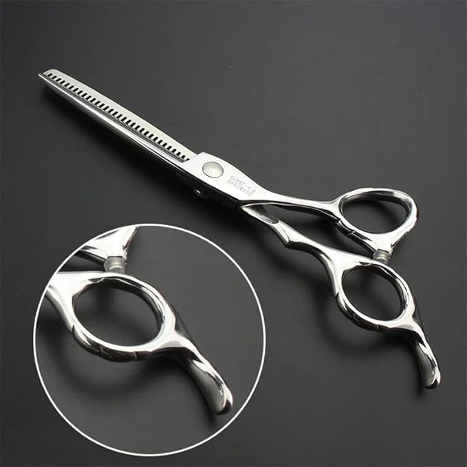 SHARONDS 6 Inch High Hardness Stainless Steel Hair Scissors (6 inch 2pc-B)