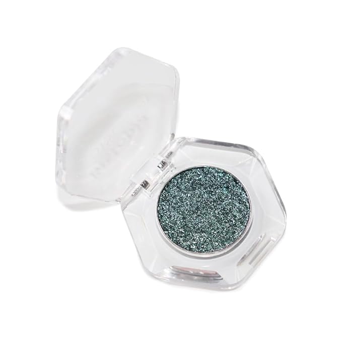 Bistopia Holographic Glitter Single Eyeshadow, Pearlescent Shimmer Metallic Cream Powder Eye Makeup, Blendable Long Lasting Waterproof, Multi-Use Face Highlighter, 2g(Time Lapse)