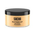 Sacha Buttercup Setting Powder – Medium to Deep Skin Tones Translucent Loose Face Powder, Flashback-Resistant, Oil Control, Long-Wear Matte Finish (1.75 oz)