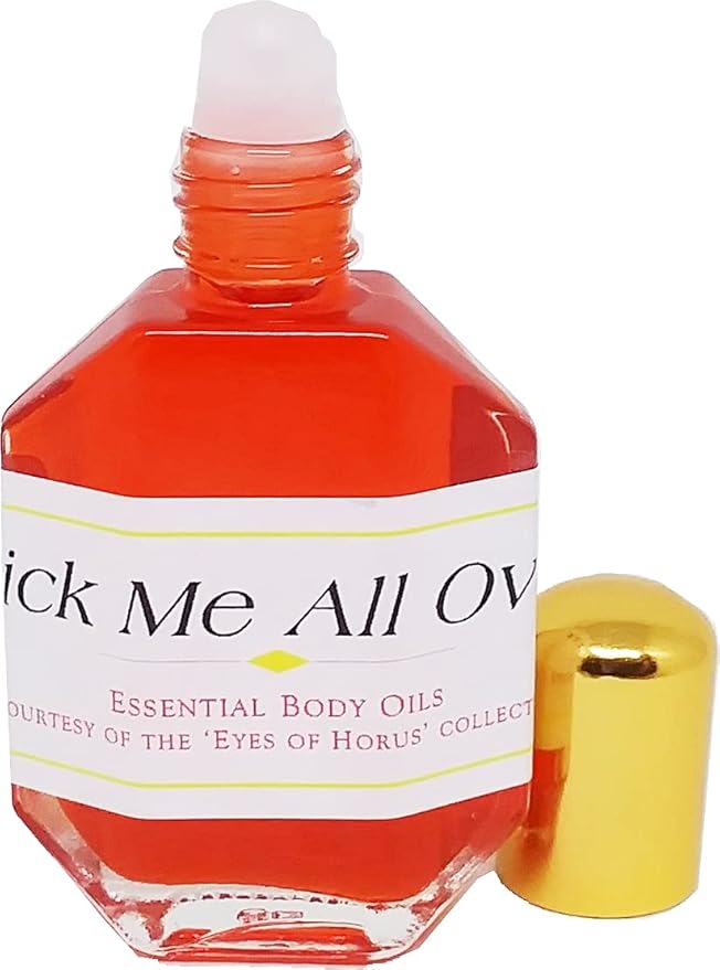 TCEShop Lick Me All Over Scented Body Oil Fragrance [Roll-On - Red - 1/3 oz.] - ID#6392