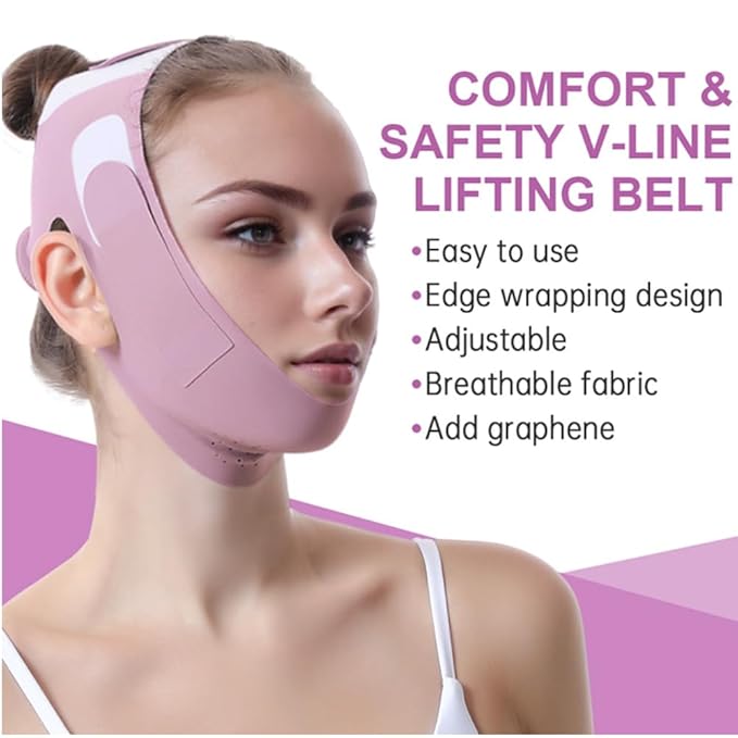 ROWMATE Graphene Chin Up Mask V Shaped Face Mask Chin Strap for Sleeping