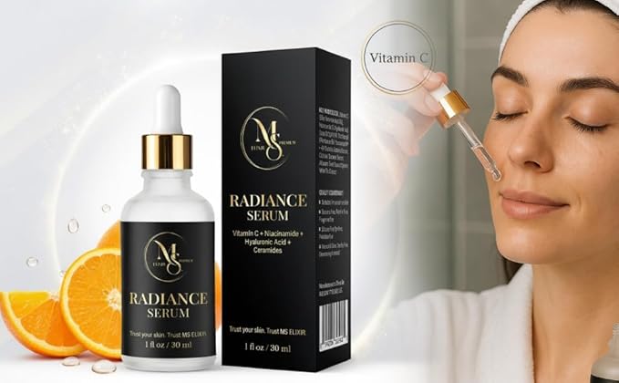 Vitamin C Illuminating Face Serum | Niacinamide 5% + Hyaluronic Acid & Ceramides | Hydrating, Brightening & Helps Prevent Early Signs of Aging | Gentle Skincare for Sensitive Skin | 1 fl oz