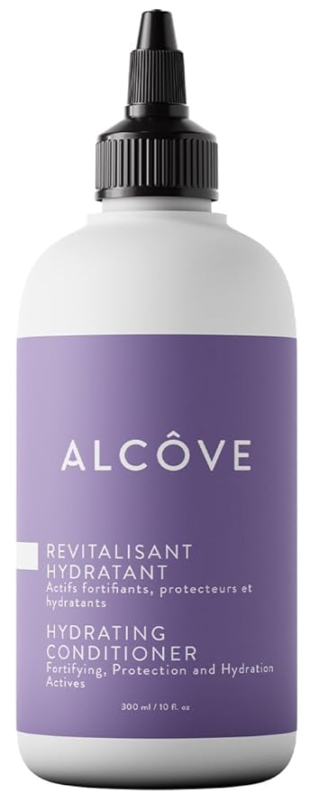 Alcôve - Hydrating Conditioner - Moisturizing & Nourishing - Helps hydrate Damaged Hair - Anti-frizz properties - Lightweight Formula - Made with Argan Oil - Color Safe - Sulfate Free - Vegan - 10.1oz