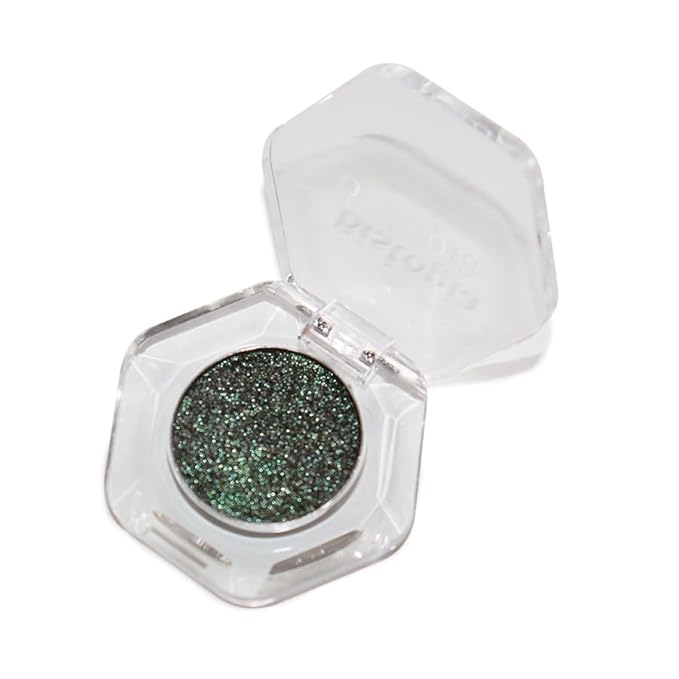 Bistopia Holographic Glitter Single Eyeshadow, Pearlescent Shimmer Metallic Cream Powder Eye Makeup, Blendable Long Lasting Waterproof, Multi-Use Face Highlighter, 2g. (Prostar)