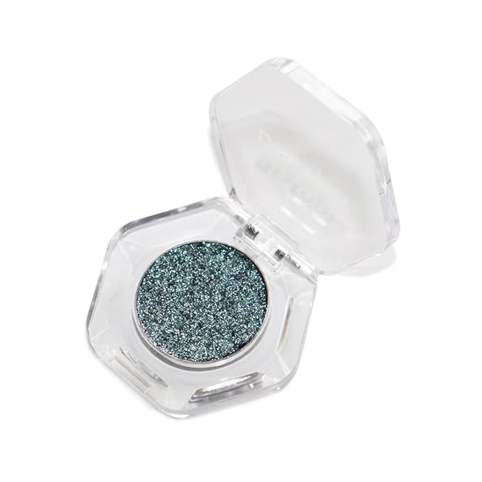 Bistopia Holographic Glitter Single Eyeshadow, Pearlescent Shimmer Metallic Cream Powder Eye Makeup, Blendable Long Lasting Waterproof, Multi-Use Face Highlighter, 2g(Time Lapse)