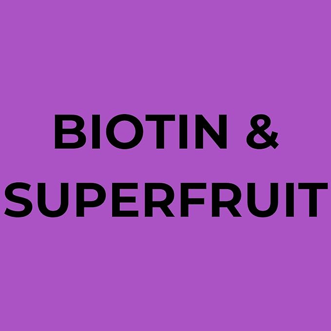 Soapbox Biotin & Super Fruit Shampoo & Conditioner Set, Leaves Hair Volumized & Strengthened - Clean Ingredients Free of Harsh Chemicals, Sulfates, Parabens & Silicones - 1 Liter Each