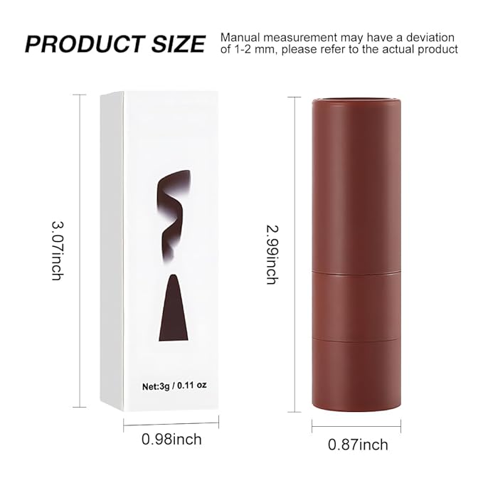 Deep Matte Crayon Lip Liner Lipstick Makeup, Precision Tip Matte Lip Crayon, Longwear Up To 24Hrs,Matt Lip Liner Make Up Smudge-Proof Lip Contour Waterproof for Women (Coffee Bean, Regular)