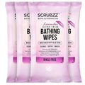 Extra Large Body Wipes for Adults Bathing No Rinse - 40 Ultra Thick Disposable Shower Wipes for Men, Women & Elderly - Great for Gym, Camping, Post Surgery - Lavender