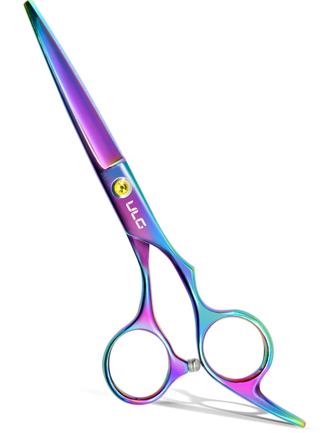 Hair Cutting Scissors, ULG Professional Hair Scissors 6.5” Rainbow