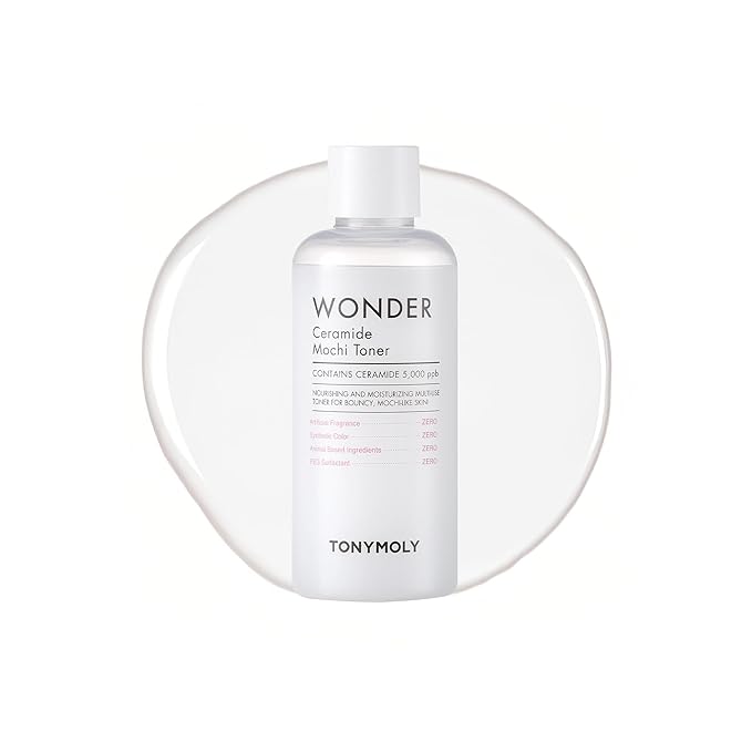 TONYMOLY Wonder Ceramide Mochi Toner Set - Hyaluronic Acid, Barrier Repair