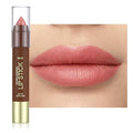 QIDSTERS Matte Lipstick Crayon Set for Women, Rose Pink 24 Hour Lipstick Lip Liner Pencil, Neutral Lip Stick Lipliner Long Lasting Waterproof Smudge Proof, Vegan & Cruelty-Free, 01