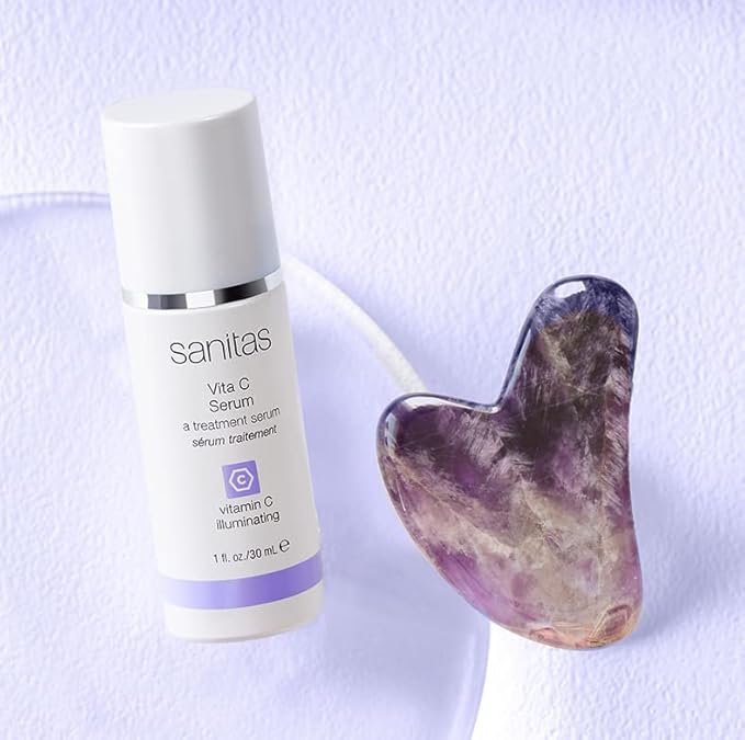 Sanitas Skincare Vita C Serum, Antioxidant Serum, Vegan Squalane, 1 Ounce
