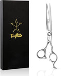 Fengliren High-end Professional Extremely Very Sharp Barber Hair Cutting Scissors Hairdresser Shears For Hair 6.5 Inch Haircut Scissor Made Of Stainless Steel Alloy For Hairdressing Salon and Home Use