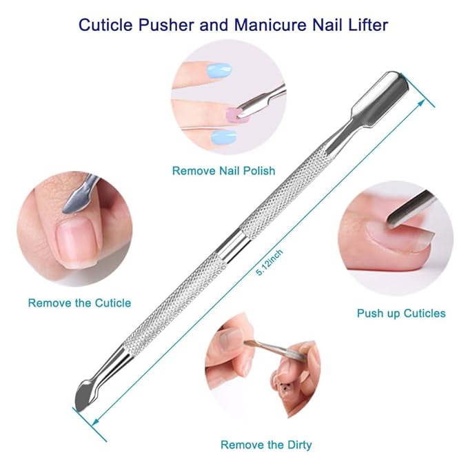 Pingispower Ingrown & Thick Toenail Clippers Set, 8 Pcs Heavy Duty Stainless Steel Nail Nippers Kit, Lengthened Non-Slip Ergonomic Handle Manicure & Pedicure Tools for Seniors Men Women Diabetic Users
