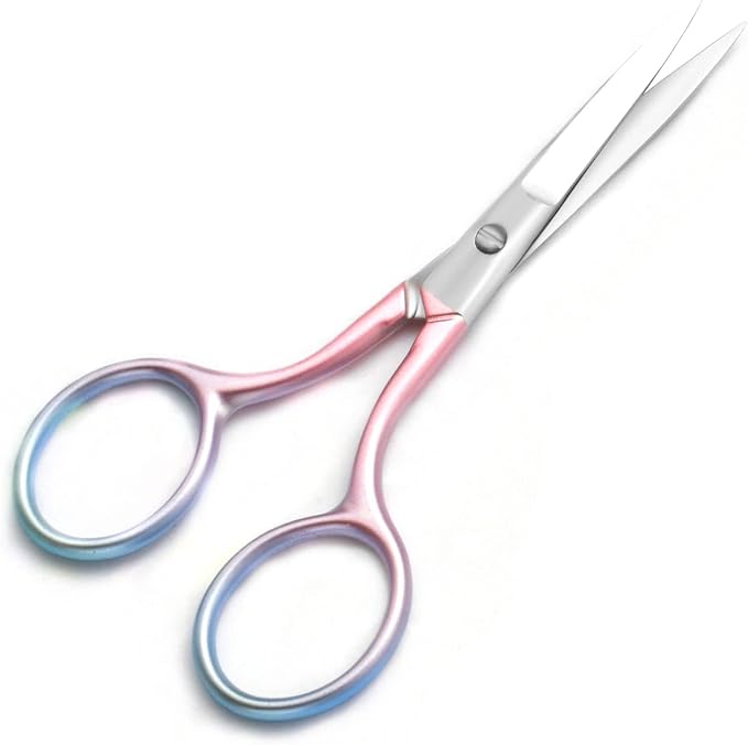Motanar Multicolor Professional Grooming Scissors for Facial Hair Removal