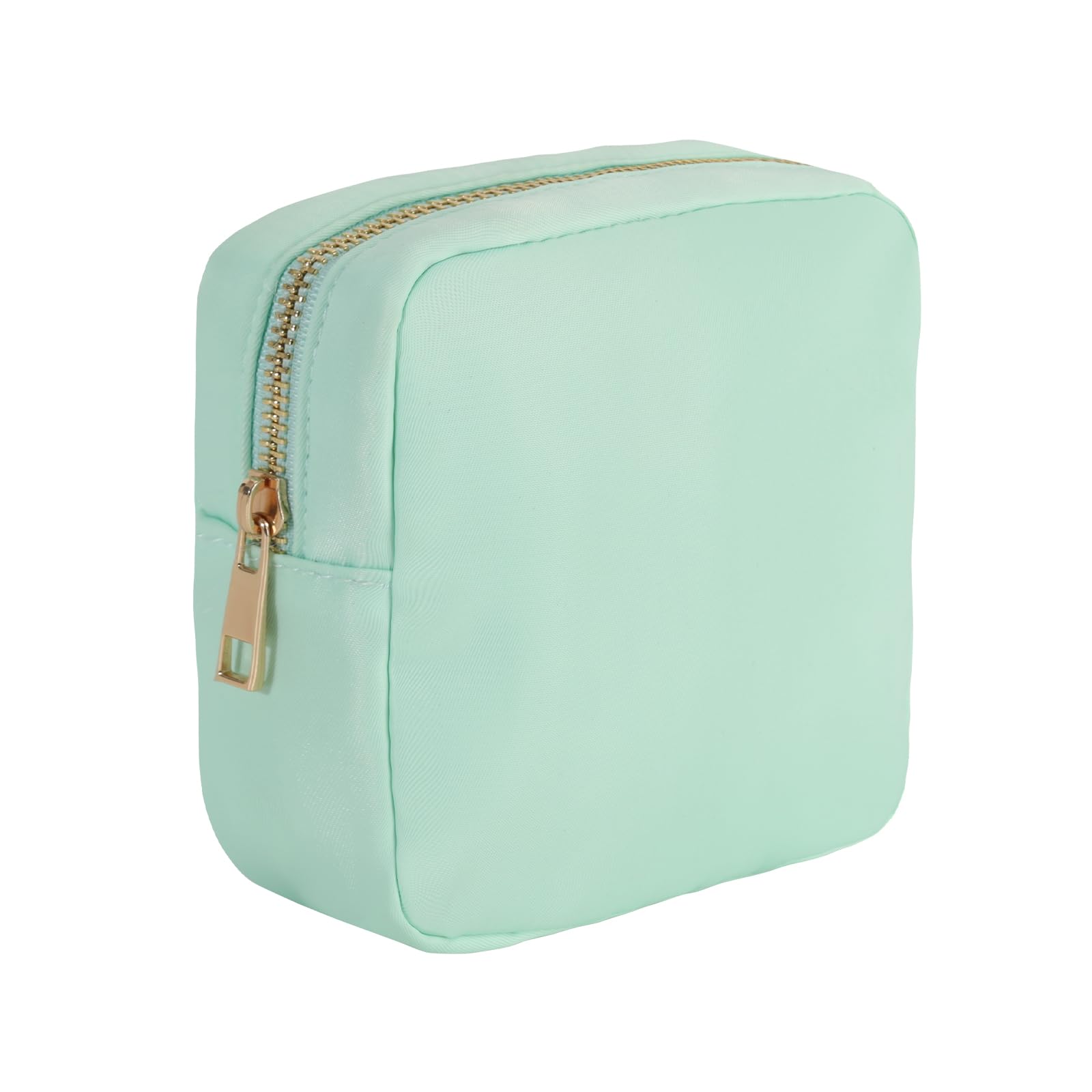 YogoRun Cosmetic Pouch for Purse Tiny Small Makeup Bag for Women Mini Travel Toiletry Bag Coins Purse with Zipper Pocket S, Mint