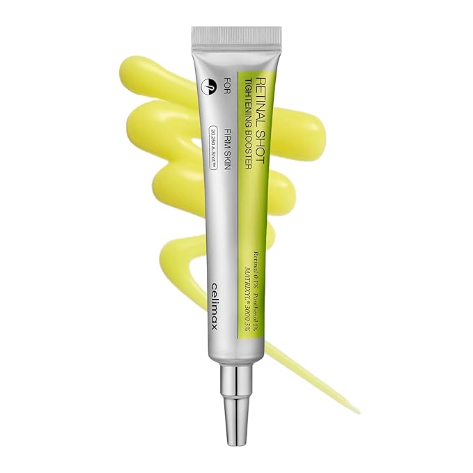 celimax The Vita A Retinal Shot Tightening Booster | 0.1% Retinal, 3% Matryxyl, High-Strength Retinoid for Anti-Aging, Pore Minimizer, Wrinkles & Fine Lines, Firmer Skin, 15ml, Korean Skin Care Gift