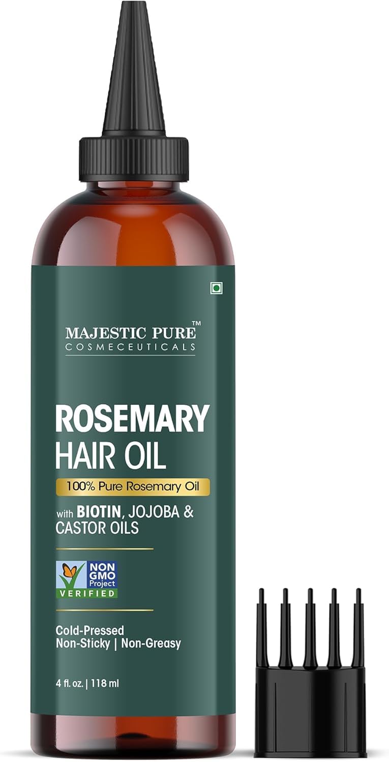 Majestic Pure Lavender Hair Oil with Vitamin E & Argan Oil - 6.7 Fl Oz