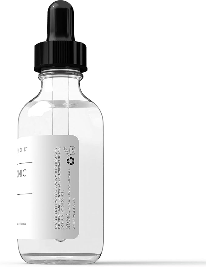 Asterwood Pure Hyaluronic Acid Serum for Face, Anti-Aging & Hydrating