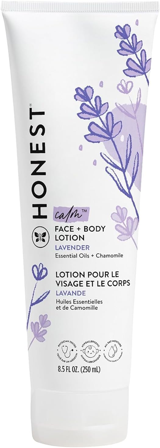 The Honest Company Face and Body Lotion, Lavender Calm, 8.5 fl oz