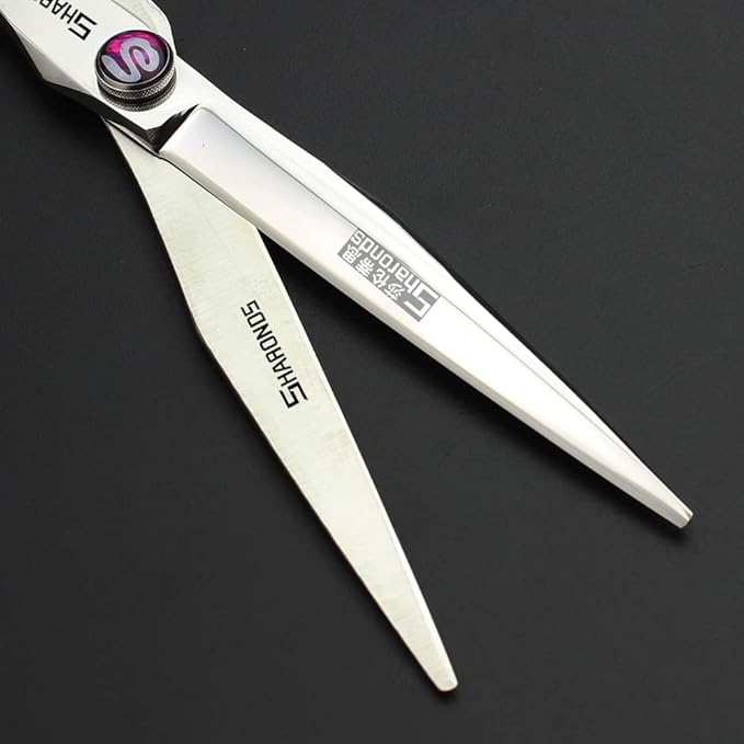 5.5/6 /7 Inch Purple Dragon Knight Professional Japanese Hair Scissors Barber Scissors Set (7 inch 3pc)