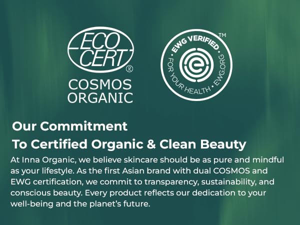 INNA ORGANIC Organic Rejuvenating Lotion, Anti-aging, Wrinkle Care, Fine Lines & Tightening, EWG & COSMOS Certified | Gifting | Frankincense Essential Oils Infused Skin Care | Luxury Clean Beauty