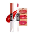 Vibrant Red Coral Peel Off Lip Gloss Tattoo and Lip Oil, Lip Stain Peel Off Masque - Peel Off Lip Tint,Long Lasting Waterproof Transfer-proof Lip Mask Lip Gloss Peel Off Lip Liner,Stay Lip Makeup 04#
